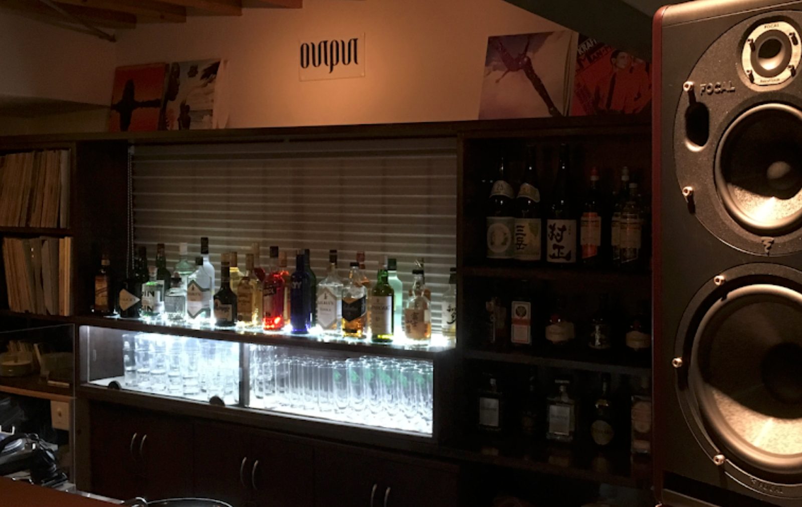 music&bar OUTPUT 店内写真